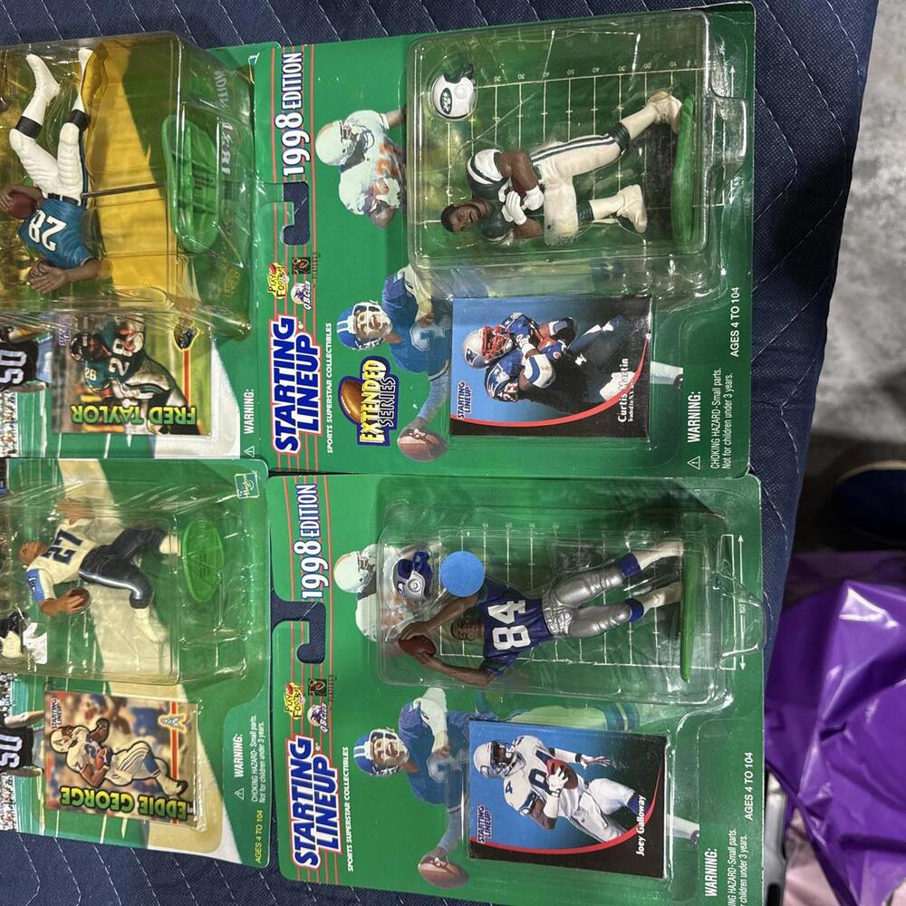 Starting Lineup 1998 and 1999 Edition Sports Action Figures - Set of 4
